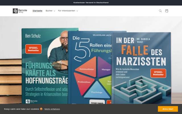 Remote Verlag storefront