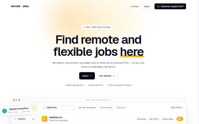 RemoteJobsBoard storefront