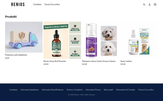 Renios storefront