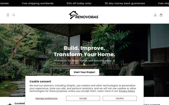 Renovoras storefront