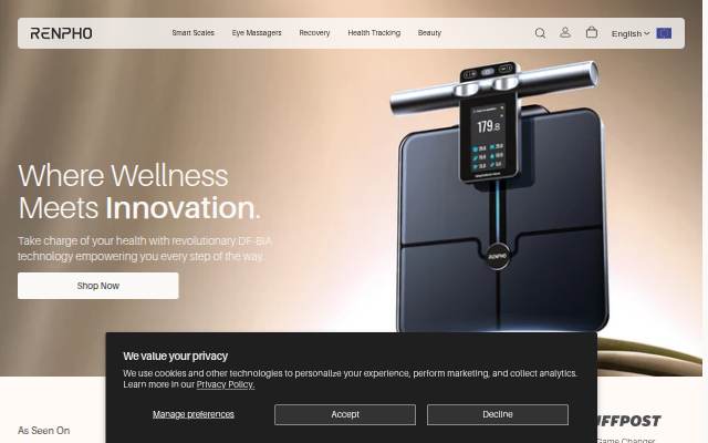 Renpho EU storefront