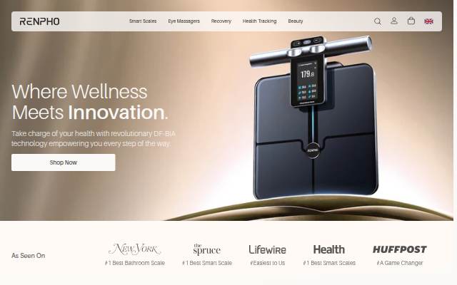 Renpho UK storefront