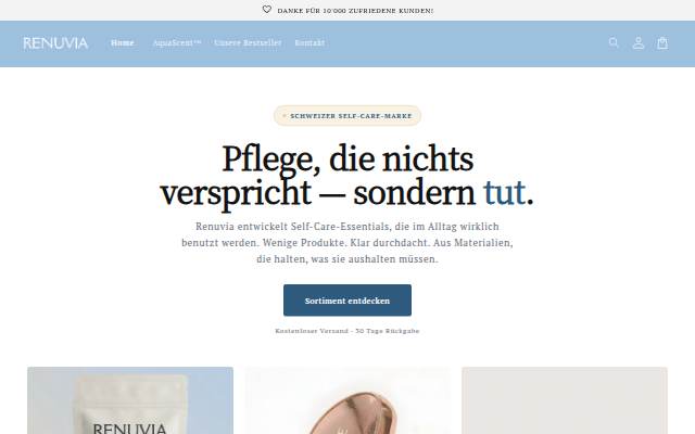 Renuvia storefront