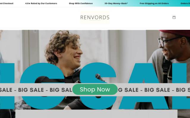 Renvords storefront
