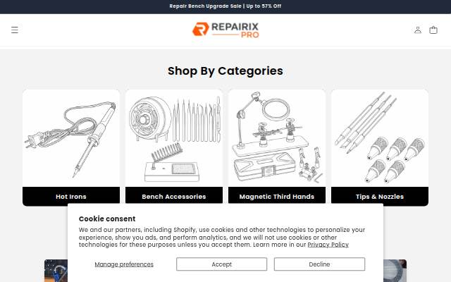 repairixpro.com storefront