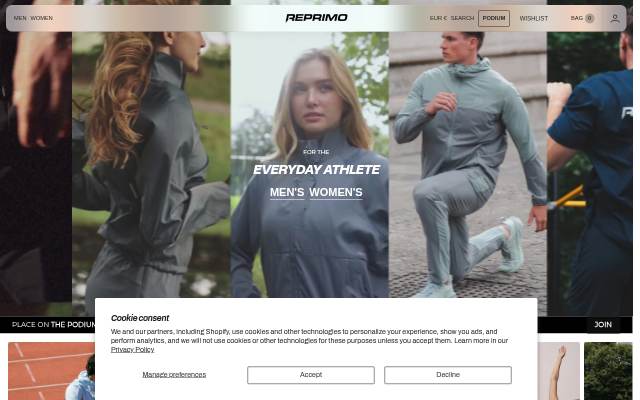 Reprimo storefront