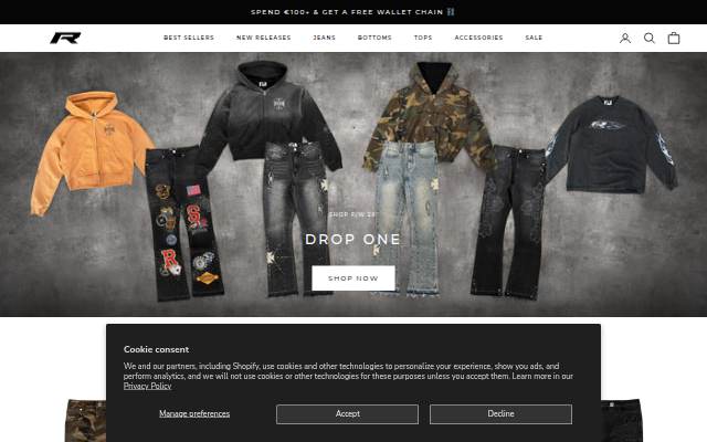 Reputation Studios storefront