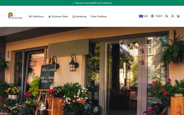 Reservationk storefront