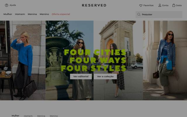 Reserved storefront