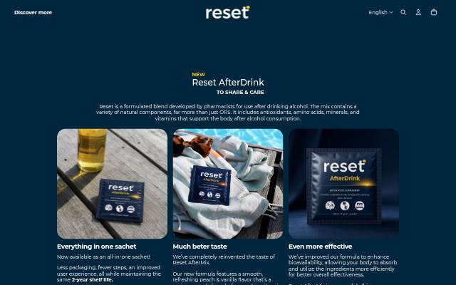 Reset.shop storefront