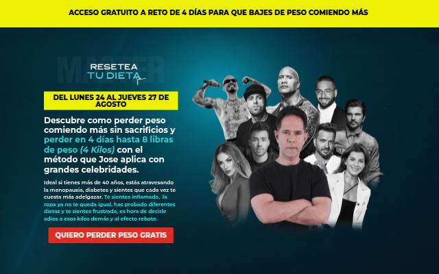 Resetea tu dieta storefront