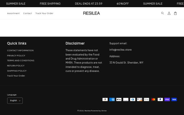Resilea storefront
