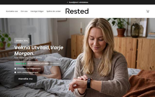 Rested storefront