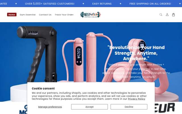 restvive.com storefront