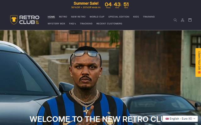 Montra da RetroClubKit