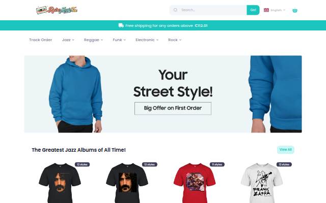 Retromusictee storefront