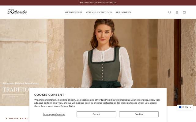 retrorobe storefront