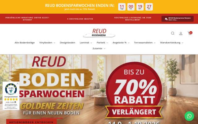 Reud Bodenarena storefront