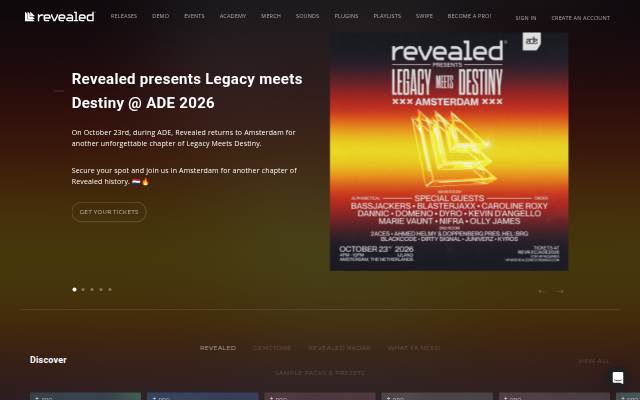 Revealed Recordings storefront