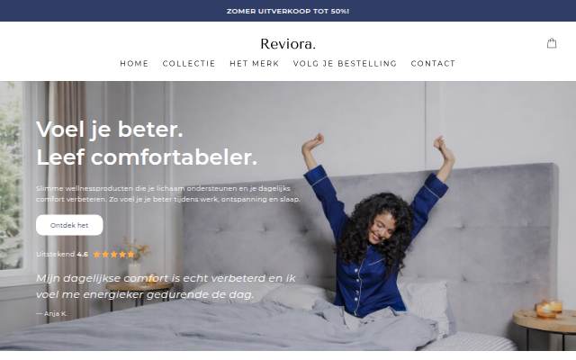 Reviora storefront