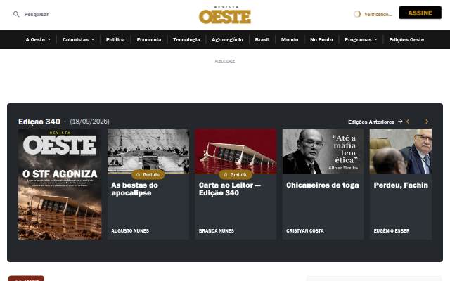 Revista Oeste storefront