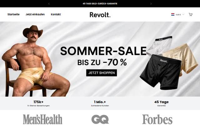 Revolt DU storefront