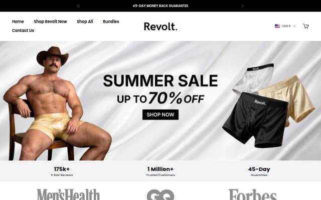 Revolt storefront