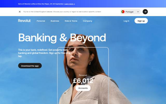 Revolut storefront