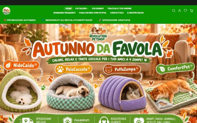 Montra da RevolutionpetsShop.com