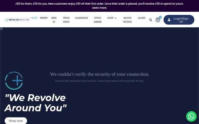 Revolve Medicare storefront