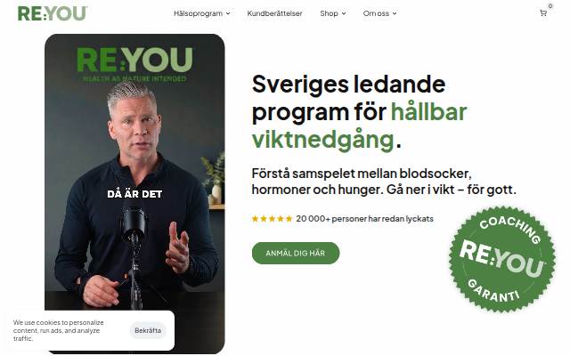 Startseite von RE:YOU