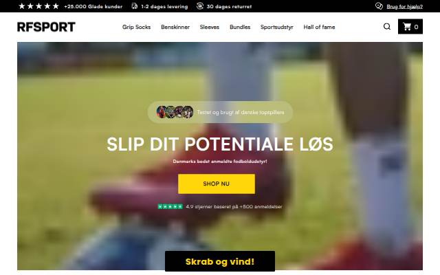 RFSPORT.DK storefront