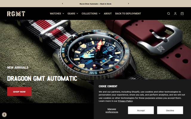 RGMT storefront