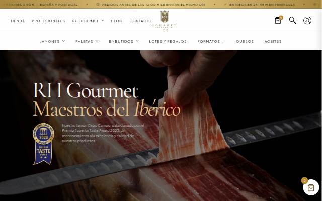 Startseite von RH Gourmet