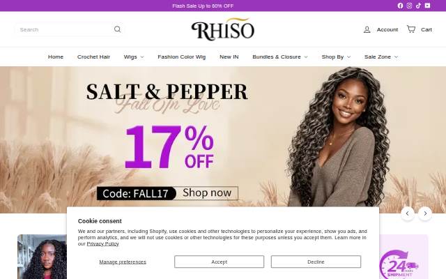 rhisohair storefront