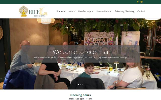 Rice Thai Restaurant Bedford storefront