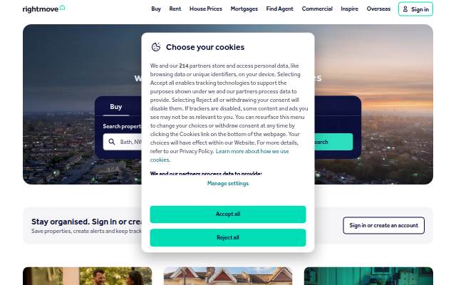 Rightmove storefront