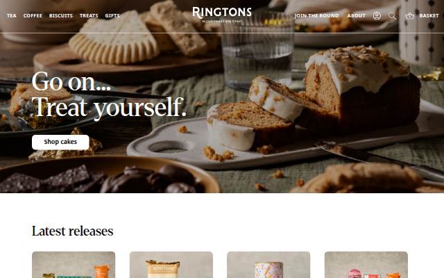 Ringtons storefront