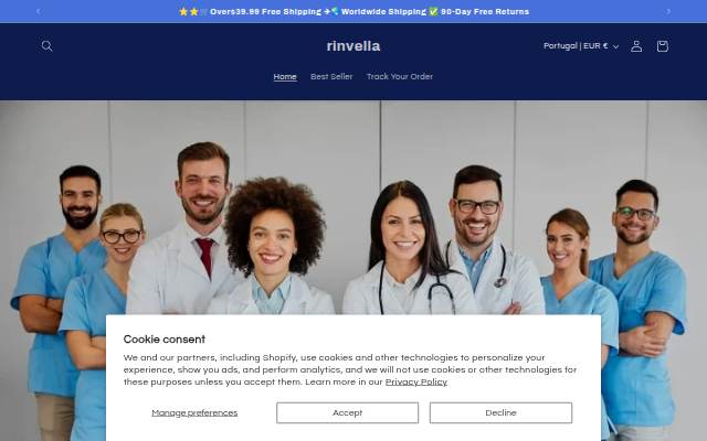 rinvella storefront