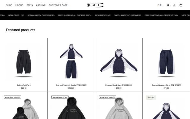 Rise storefront