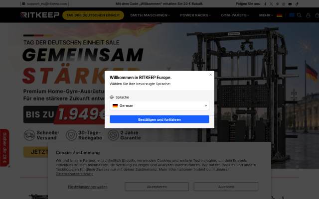 RITKEEP Europe storefront