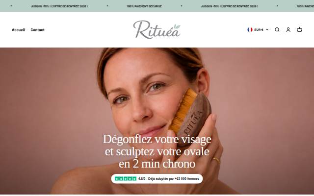RITUEA storefront