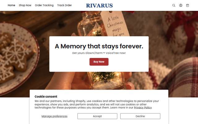Rivarus storefront