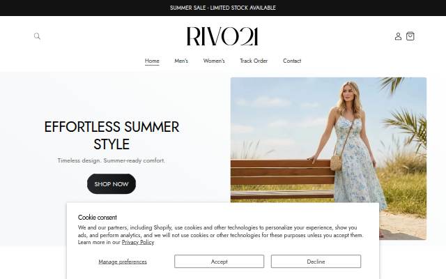 Rivo21 storefront