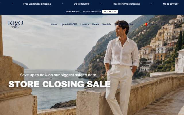 RIVO COAST storefront