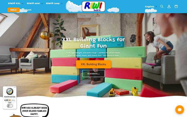 RIWI buildit storefront