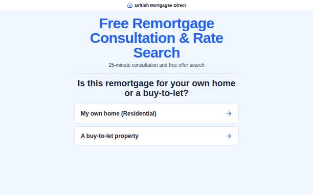 British Mortgages Direct storefront