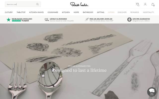 Robert Welch® Designs storefront