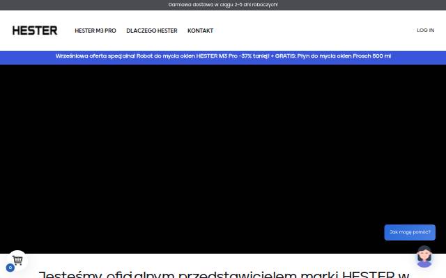 Roboty do mycia okien Hester – Hester M2 storefront