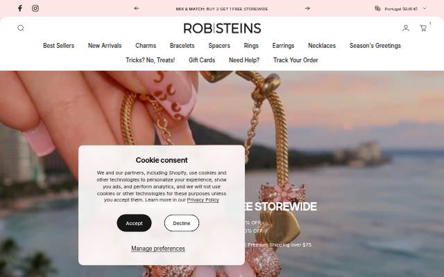 Rob Steins storefront